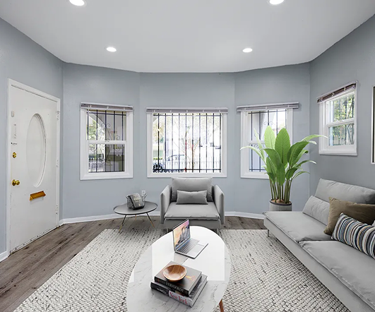 Living room in a 4-bedroom student apartment near USC